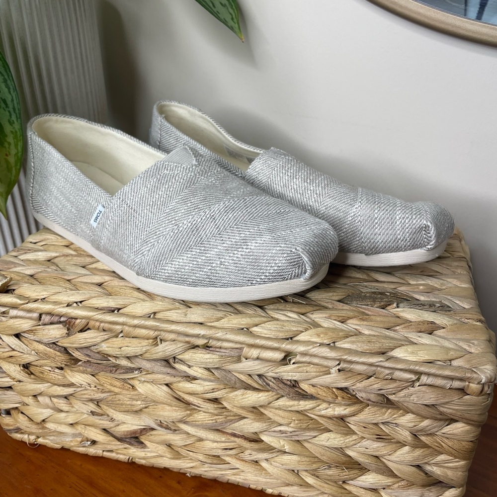 Toms Natural Canvas Slip-On Shoes